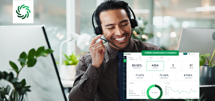 AI QMS Software Contact Center